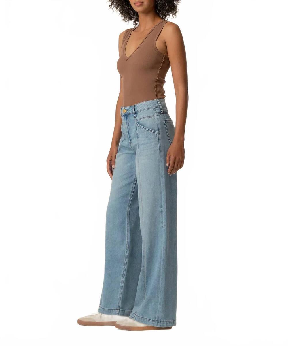 NEW KUT FROM THE KLOTH jodi high rise front princess seam pant in corel